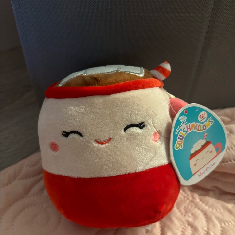 Squishmallows hot cocoa Marshmallow Plush